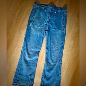 LOFT Women's Blue Ankle Jeans